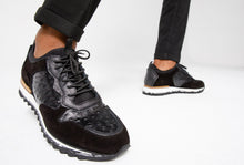Load image into Gallery viewer, The Sopez Black Leather Men Sneaker