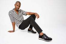 Load image into Gallery viewer, The Sopez Black Leather Men Sneaker