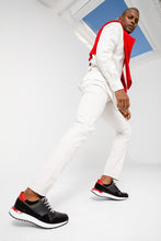 Load image into Gallery viewer, The Rakka Black &amp; Red Leather Men Sneaker Final Sale!