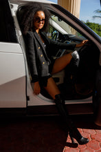 Load image into Gallery viewer, The Sao Paulo Black Leather Knee High Platform Heel Women Boot