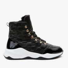 Load image into Gallery viewer, The Cambridge Black Quilted Leather Ankle Women Boot Final Sale!
