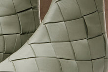 Load image into Gallery viewer, The Luisina Green Handwoven Leather Ankle Boot Final Sale!