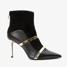 Load image into Gallery viewer, The Manila Black Leather Ankle Women Boot