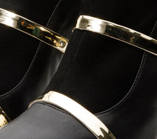 Load image into Gallery viewer, The Manila Black Leather Ankle Women Boot