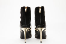 Load image into Gallery viewer, The Manila Black Leather Ankle Women Boot