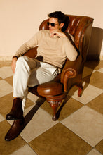 Load image into Gallery viewer, The Luxpre Tan Leather Handwoven Casual Chelsea Men Boot Final Sale!