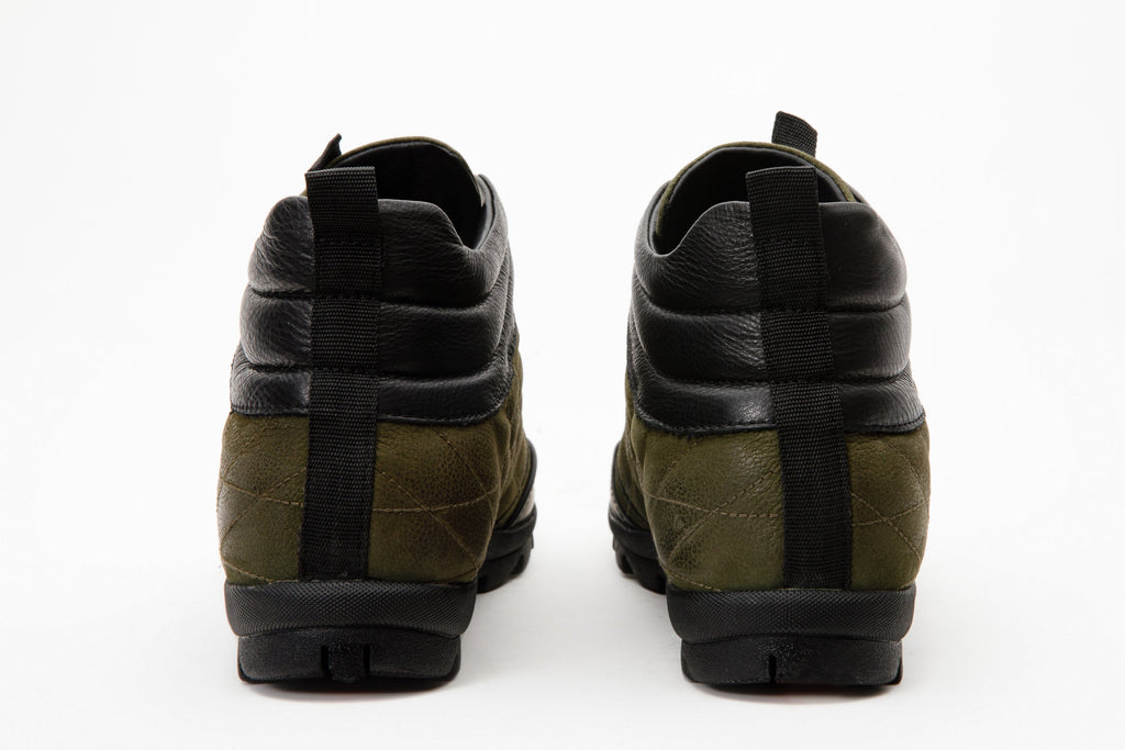 The Riga Green Suede Leather Casual Lace-Up Men Boots Final Sale!