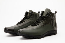 Load image into Gallery viewer, The Merter Green Leather Casual Lace-Up Men Boot Final Sale!
