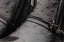 Load image into Gallery viewer, The Dallas Black Leather Bit Ankle Zip-Up Dress Men Boot