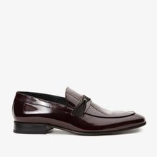 Load image into Gallery viewer, The Dodoma Burgundy Patent Leather Loafer Men Shoe
