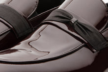 Load image into Gallery viewer, The Dodoma Burgundy Patent Leather Loafer Men Shoe