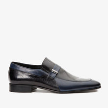 Load image into Gallery viewer, The Kazablanka Navy Leather Bit Loafer Men  Shoe