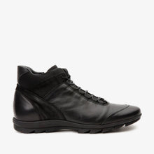 Load image into Gallery viewer, The Houston Leather Black Lace-Up Casual Men Boot with a Zipper