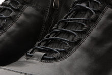 Load image into Gallery viewer, The Houston Leather Black Lace-Up Casual Men Boot with a Zipper