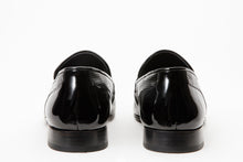 Load image into Gallery viewer, The Warsaw Men Shoe Black Leather Bit Loafer