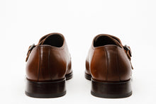 Load image into Gallery viewer, The Essen Brown Cap Toe Double Monk Strap Men Shoe