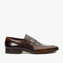 Load image into Gallery viewer, The Kazablanka Brown Leather Bit Loafer Men  Shoe