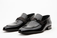 Load image into Gallery viewer, The Dodoma Black Patent  Leather Loafer Men Shoe