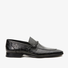 Load image into Gallery viewer, The Johannesburg Black Leather Dress Loafer Men  Shoe