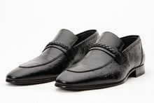 Load image into Gallery viewer, The Johannesburg Black Leather Dress Loafer Men  Shoe
