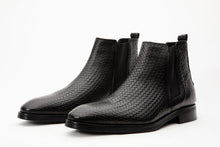 Load image into Gallery viewer, The Oslo Black Leather Chelsea Men Boot