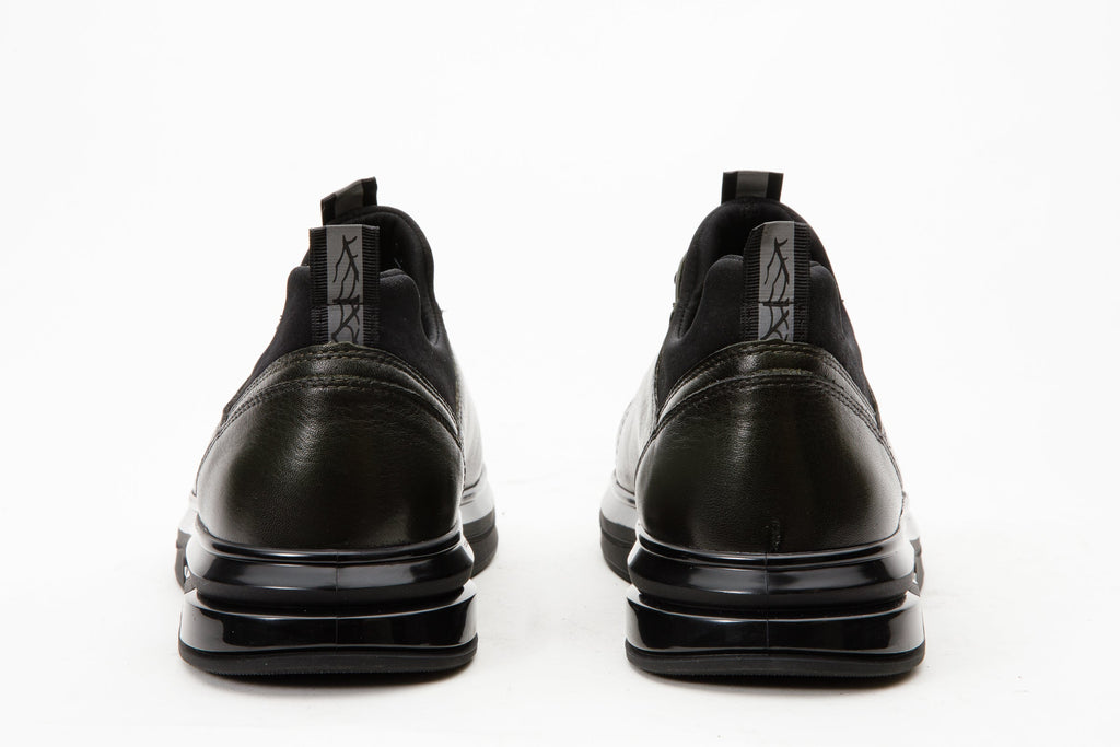 The Vilnius Green LeatherMen Sneaker Final Sale!