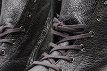 Load image into Gallery viewer, The Kajapati Gray Leather Natural Fur Mid Calf Women Boot