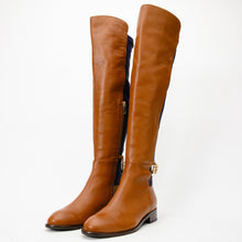 Load image into Gallery viewer, The Tallin Tan Leather Knee High Women Boot