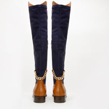 Load image into Gallery viewer, The Tallin Tan Leather Knee High Women Boot