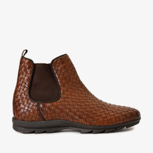 Load image into Gallery viewer, The Luxpre Tan Leather Handwoven Casual Chelsea Men Boot Final Sale!