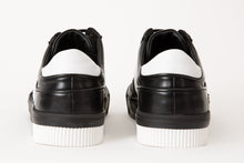 Load image into Gallery viewer, The Rom Black Leather Men Sneaker