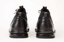 Load image into Gallery viewer, The Vilnius Black Leather Men Sneaker Final Sale!