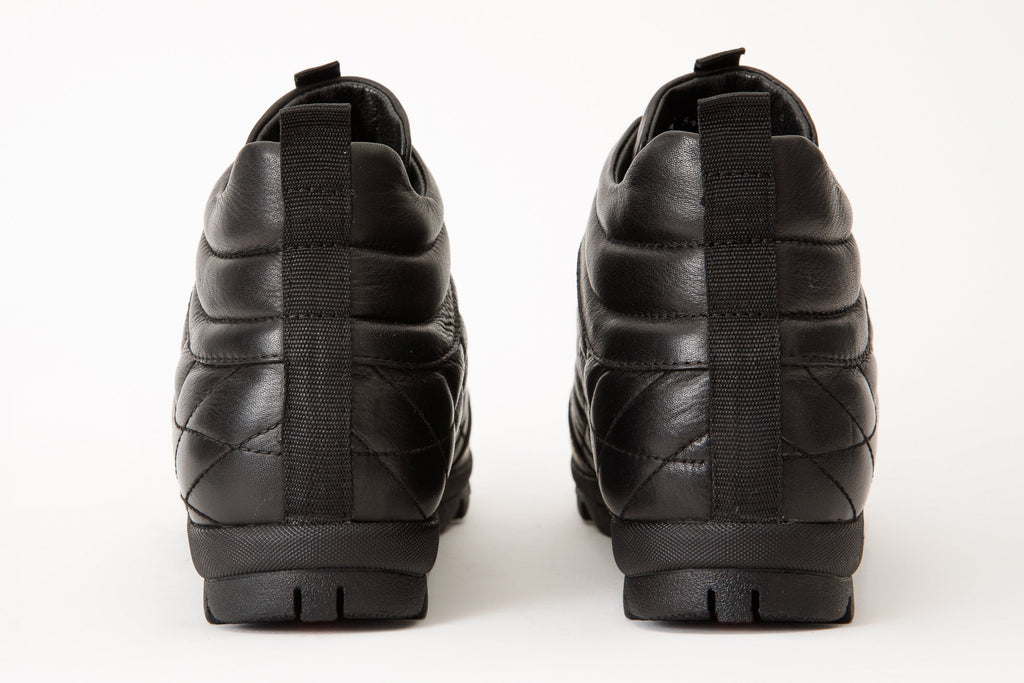 The Riga Black Leather Casual Lace-Up Men  Boots Final Sale!