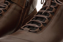 Load image into Gallery viewer, The Houston Leather Brown Lace-Up Casual Men Boot with a Zipper