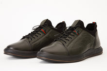 Load image into Gallery viewer, The Hoxton Green Leather Men Sneaker Final Sale!