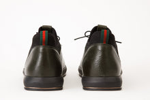 Load image into Gallery viewer, The Hoxton Green Leather Men Sneaker Final Sale!
