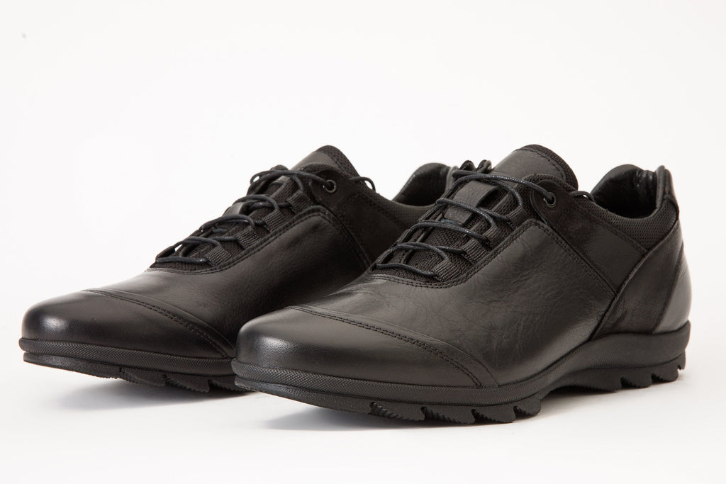 The Madrid Black Leather Casual  Men Shoe Final Sale!