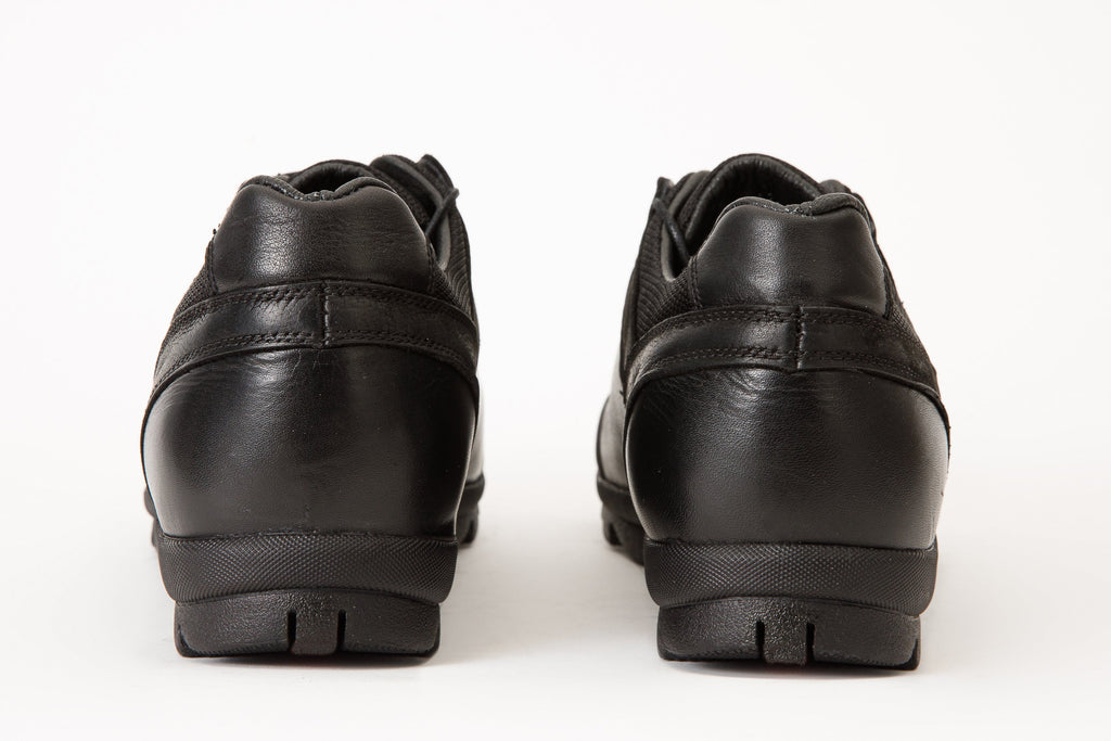 The Madrid Black Leather Casual  Men Shoe Final Sale!