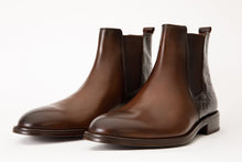 Load image into Gallery viewer, The Manby Brown Leather Chelsea Men Boot Final Sale!