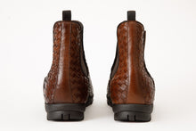 Load image into Gallery viewer, The Luxpre Tan Leather Handwoven Casual Chelsea Men Boot Final Sale!