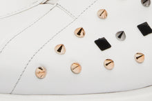 Load image into Gallery viewer, The Infanta White Spike Leather Men Sneaker Limited Edition