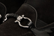 Load image into Gallery viewer, The Baron Black Suede Bit Zip-Up Dress Men Boot Final Sale!