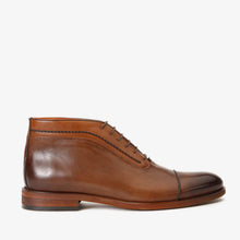Load image into Gallery viewer, The Rome Tan Leather Oxford Cap-Toe Men Boot