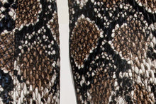 Load image into Gallery viewer, The Moengo Black Leather Leopard Knee High Women Boot