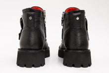 Load image into Gallery viewer, The Harry Black Leather Double Monk  Ankle Women  Boot Final Sale!
