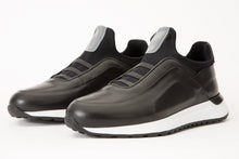 Load image into Gallery viewer, The Sonoma Black Leather Men Sneaker