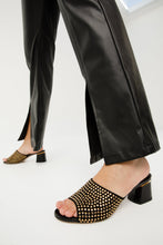 Load image into Gallery viewer, The Ailano Gold Glitter Leather Women Sandal