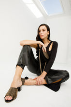 Load image into Gallery viewer, The Ailano Gold Glitter Leather Women Sandal