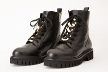 Load image into Gallery viewer, The Belgrad Black Leather Lace-Up Ankle Women Boot With a Side Zipper Final Sale!