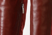 Load image into Gallery viewer, The  Harmony Belle Burgundy Leather Knee High Women Boot